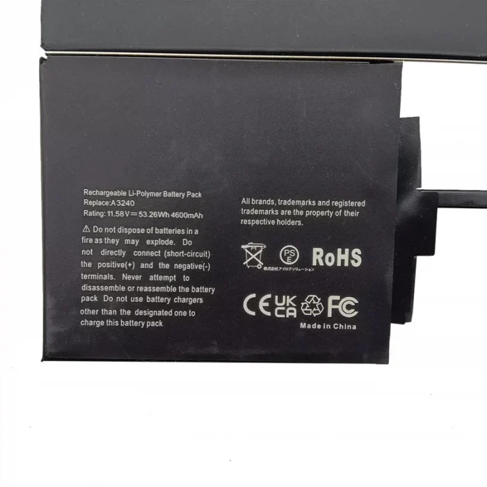 Tontek S2406 A3240 battery detail view for macbook air 13 inch M4