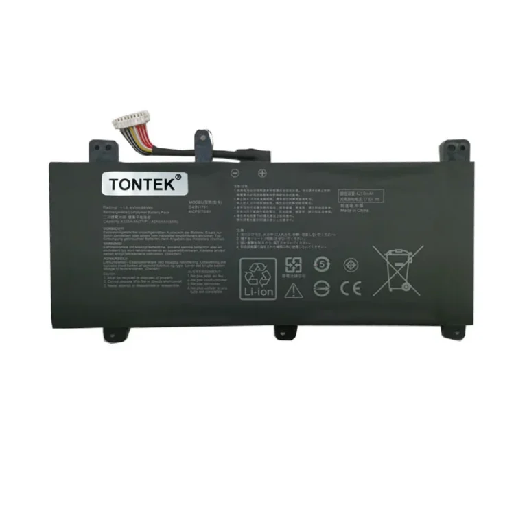 Tontek C41N1731 type A battery front view