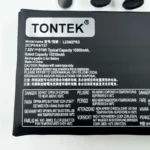 Tontek 10230 mAh L23M2PK0 battery detail view