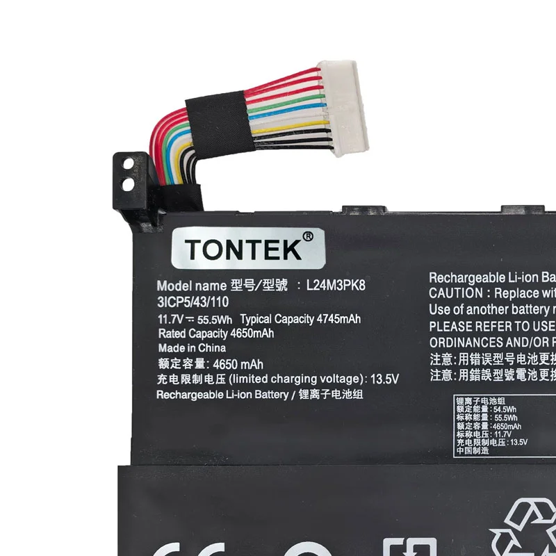 Tontek L24M3PK8 battery detail view for Legion Go S