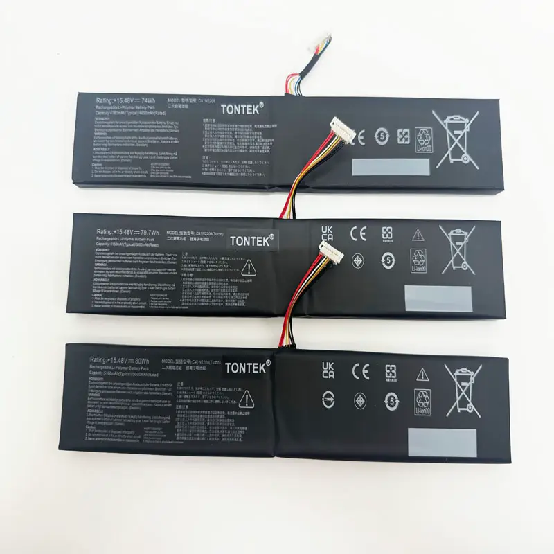 Tontek C41N2208 upgrade 74Wh 79.7Wh 80Wh battery photo