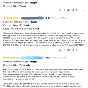 Real review of Tontek Upgraded win4 battery